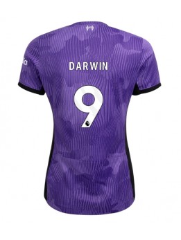 Ženski Nogometna dresi replika Liverpool Darwin Nunez #9 Tretji 2023-24 Kratek rokav